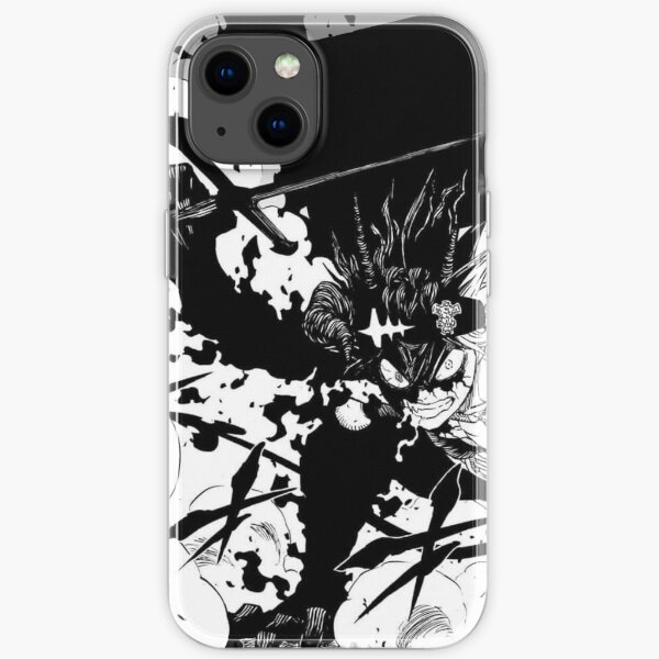 La rage de Black Asta - Black Clover Coque souple iPhone