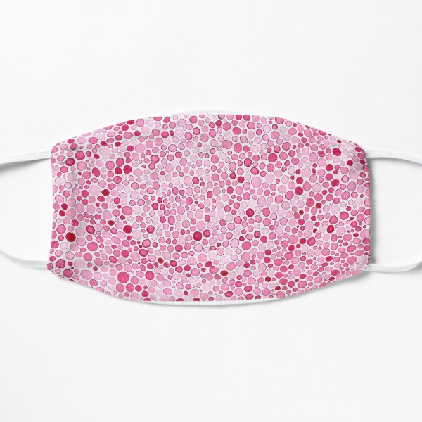 Pink Watercolor Dots Mask