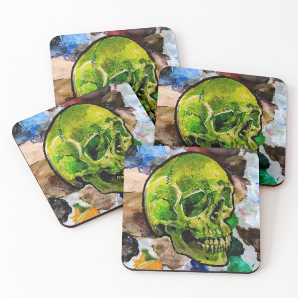 Item preview, Green Skull designed and sold by boldgold.