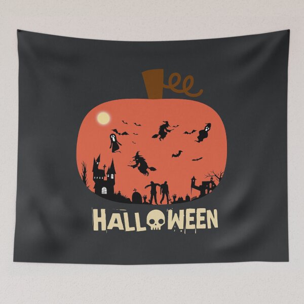 Item preview, Halloween Pumpkin Scene 2021 designed and sold by Medmac's Designs.