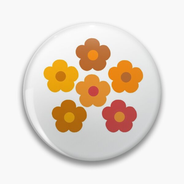 Item preview, Bib Flower of Bib Flowers in Fall Colors on White designed and sold by CottoVerdi.