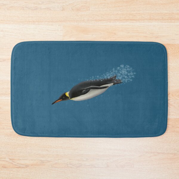 Item preview, Emperor Penguin Diving and Swimming in Water designed and sold by troyanthonyart.
