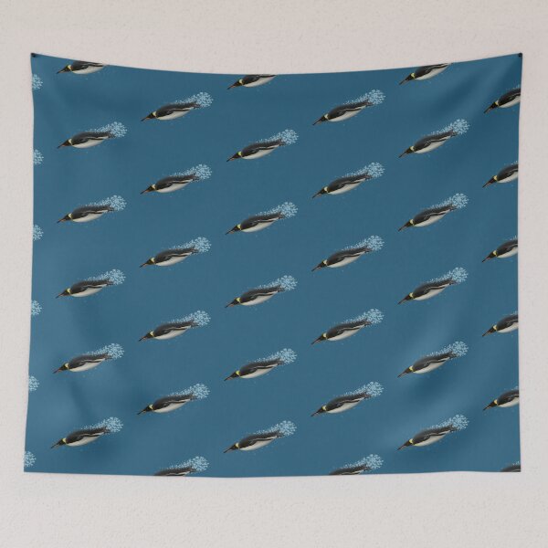 Item preview, Emperor Penguin Diving and Swimming in Water designed and sold by troyanthonyart.