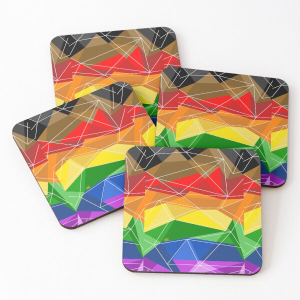 Item preview, Gay Pride Geometric Pattern designed and sold by HeatherKatelynn.