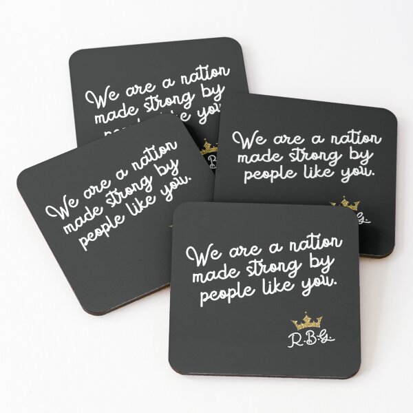 Item preview, Ruth Bader Ginsburg RBG Quote Supreme Court Justice Activist Human Rights designed and sold by gkao.