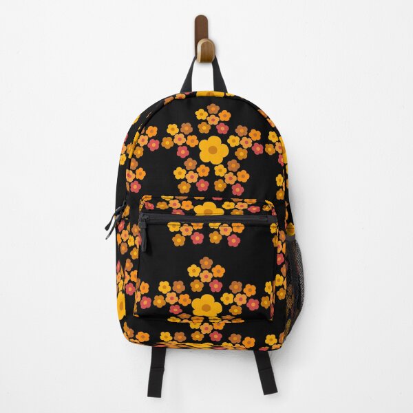 Item preview, Bib Flowers of Bib Flowers in Fall Colors on Black designed and sold by CottoVerdi.