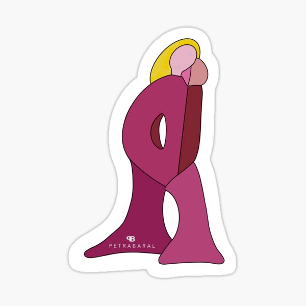 Abstrait Figures Sticker