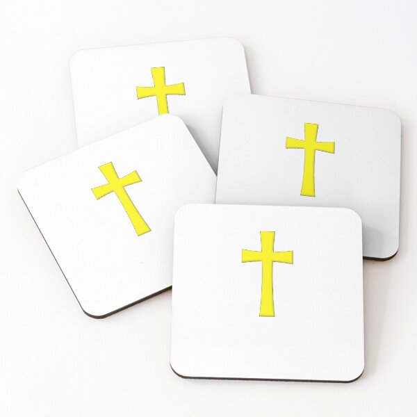 Item preview, Christian Cross Medieval Yellow Bright God designed and sold by thefrshmachine.