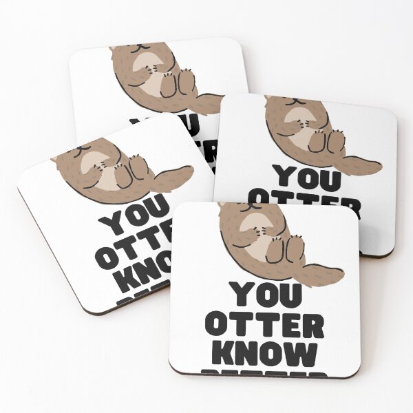 Item preview, Otter Know Better designed and sold by BosunDesigns.