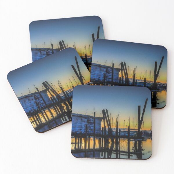 Item preview, Dockside sunrise reflection of the early morning designed and sold by Steven Kight.