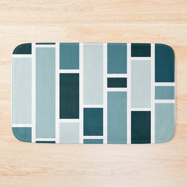 Item preview, Cyan Vertical Rectangles (Varied) designed and sold by shahramroj.