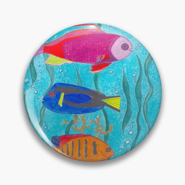 Item preview, Colorful Tropical Fish Swimming in the Ocean designed and sold by karen  curinga.
