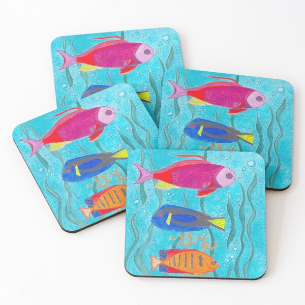 Item preview, Colorful Tropical Fish Swimming in the Ocean designed and sold by karen  curinga.