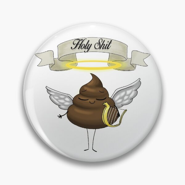Item preview, holy shit poop angel designed and sold by MoriaDoesArt.