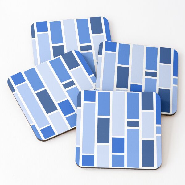 Item preview, Cornflower Blue Vertical Rectangles (Varied) designed and sold by shahramroj.