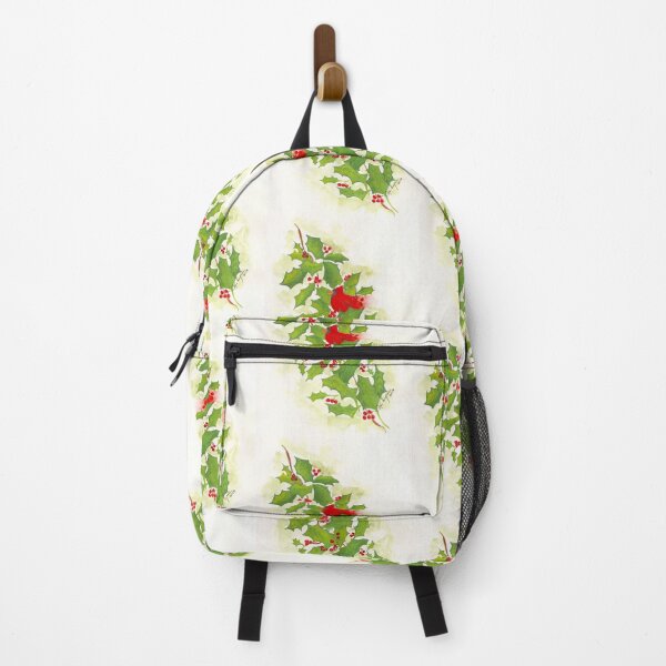 Item preview, Holly Branch with Berries and Red Cardinal designed and sold by karen curinga.