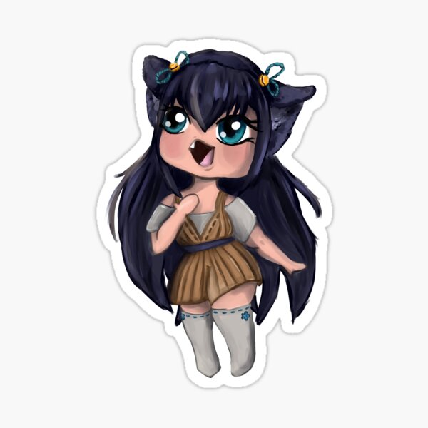 Sticker Chibi Neko Redbubble