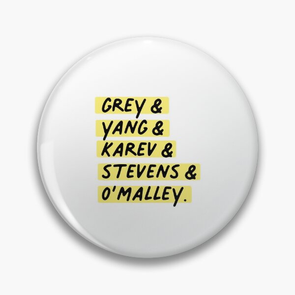 Item preview, Grey Yang Karve Anatomy Characters TV Cute designed and sold by thefrshmachine.
