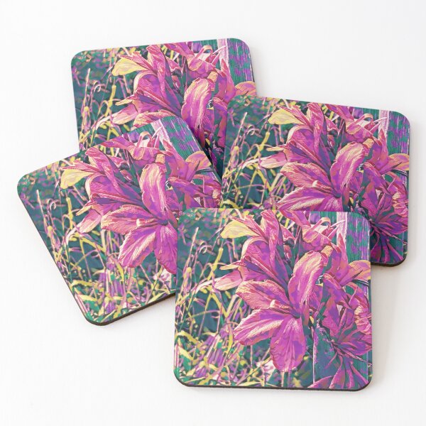 Artikelvorschau, Schönes fuchsia rosa Sommerblumen colorama natürliches Muster entworfen und verkauft von Joie-et-Poesie.