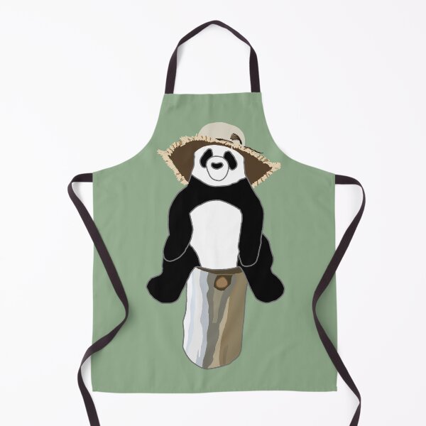 Item preview, Panda with Hat on Tree Stump designed and sold by designsbyad.