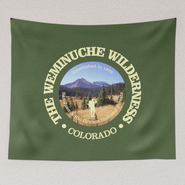 Item preview, Weminuche Wilderness (WA) designed and sold by curranmorgan.