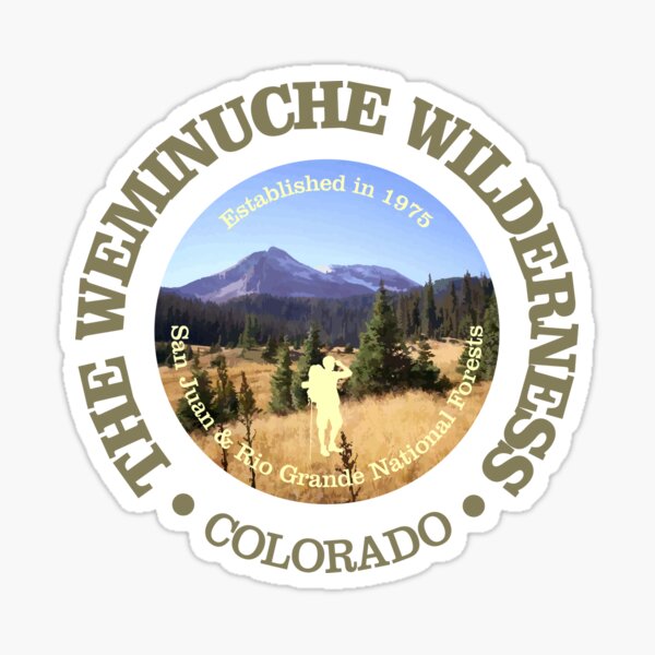 Item preview, Weminuche Wilderness (WA) designed and sold by curranmorgan.