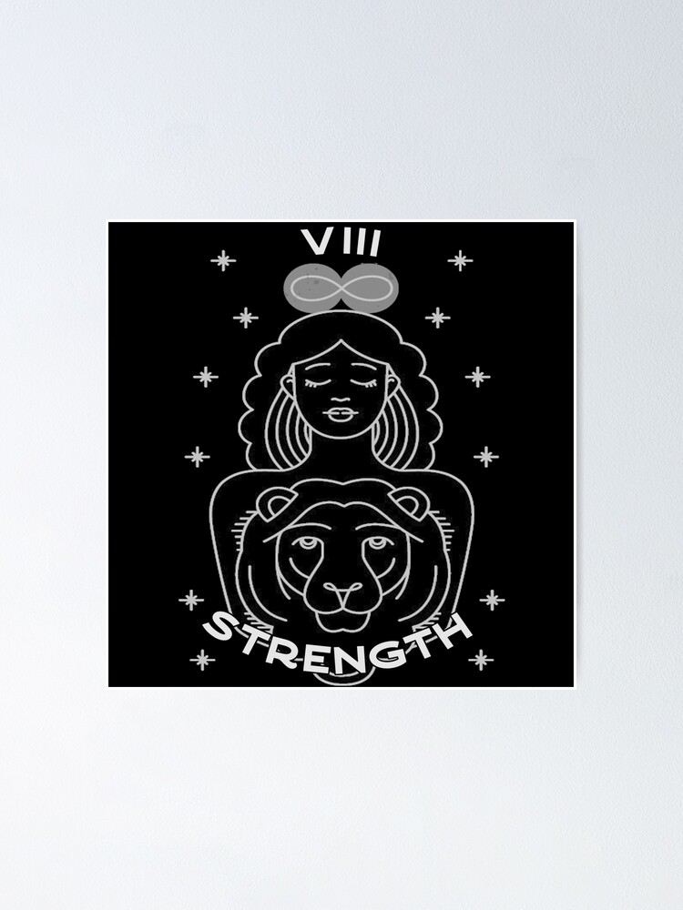 Mousepad Tarot Card Strength Major Arcana