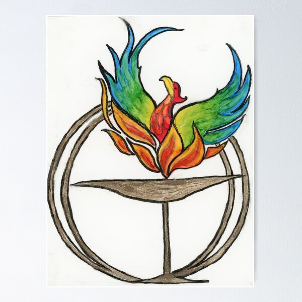 Item preview, Unitarian Phoenix designed and sold by Marcella Chapman.