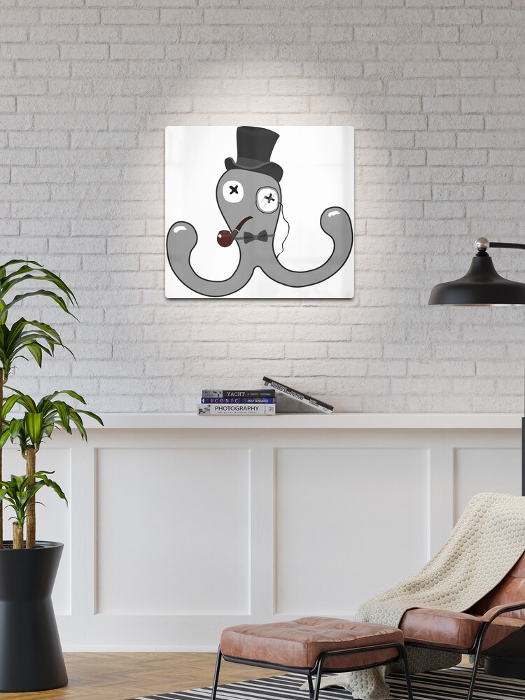 Posh Drunk Octopus Clothes Hook Metal Print for Sale by KieranExley
