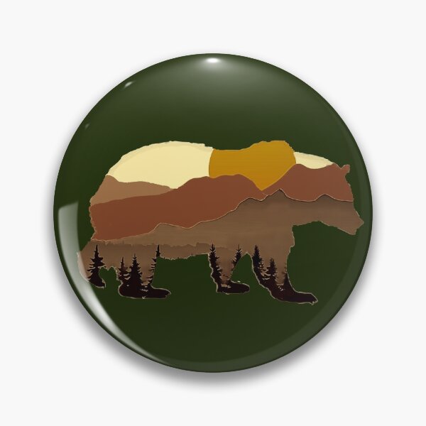 Item preview, mountain bear designed and sold by THE AMERICAN TEEVANGELIST.