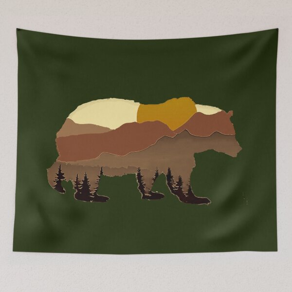 Item preview, mountain bear designed and sold by THE AMERICAN TEEVANGELIST.