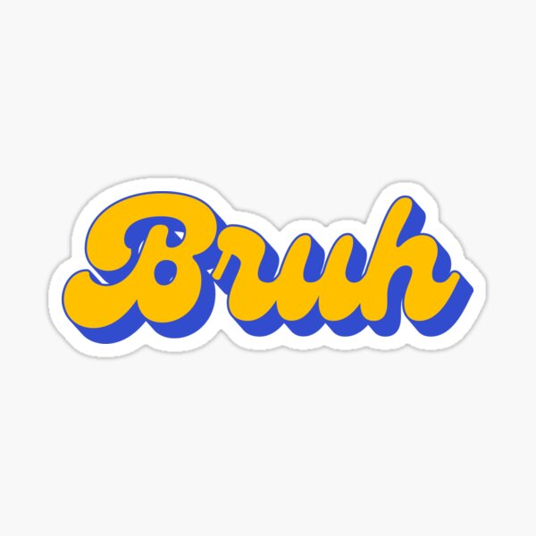 Bruh Logos Gifts Merchandise Redbubble - bruh roblox logo