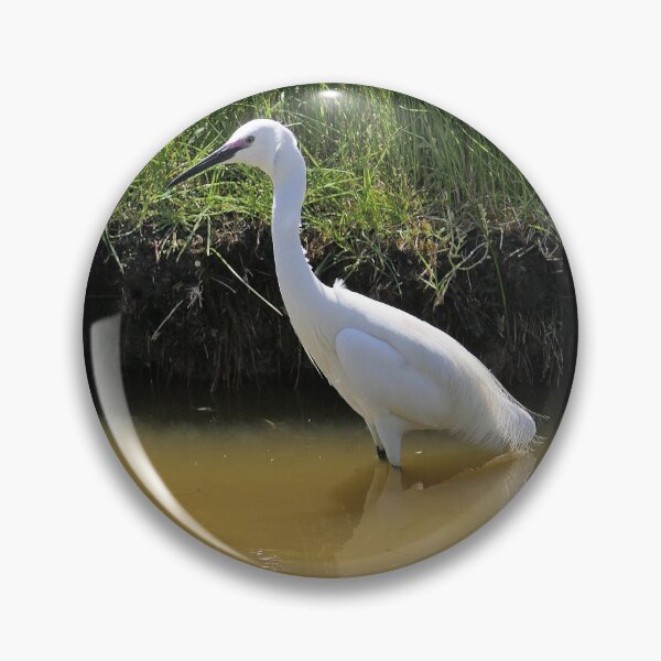 Item preview, r2426/ site ornithologique-du-teich - Aigrette garzette  2018 par Okaio Créations - Olavia-Olao   designed and sold by o.okaïo.