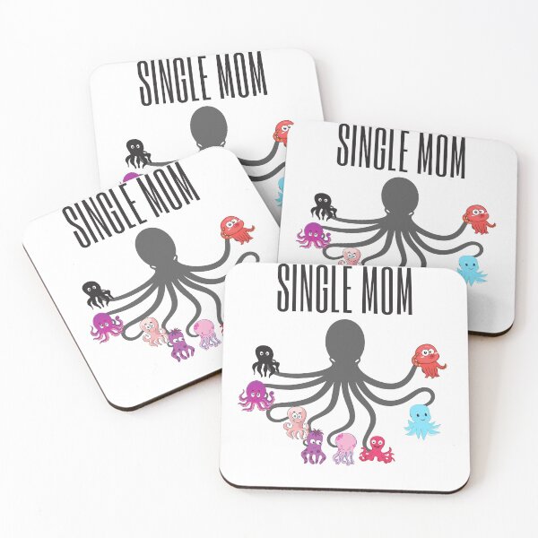 Item preview, Octopus Lover - Single Mom designed and sold by Achidesign.