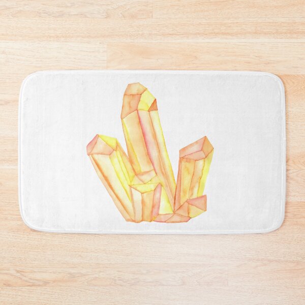 Item preview, Watercolor Crystals "Facets" series #3 Yellow designed and sold by RoxyTocin.