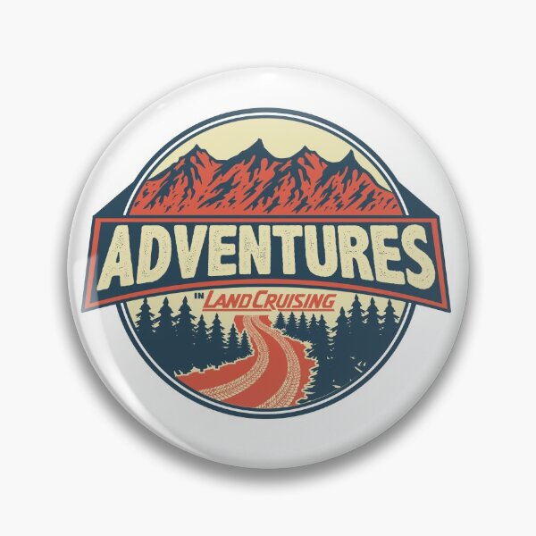Item preview, Adventures In Land Cruising Badge designed and sold by adventures503.
