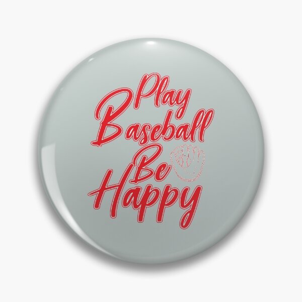 Item preview, Play baseball be happy  - Awesome Baseball lover Gift designed and sold by Teenation9.