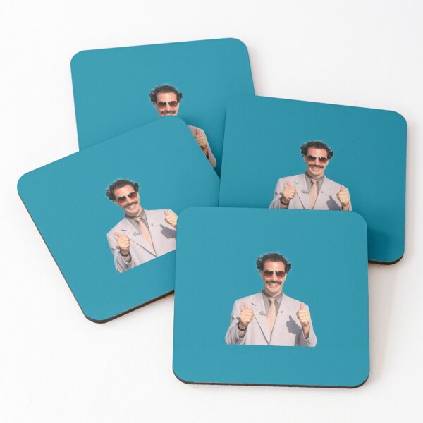 Item preview, Borat Thumbs Up Sacha Baron Cohen - Funny Borat Quote designed and sold by AB-BRAND.