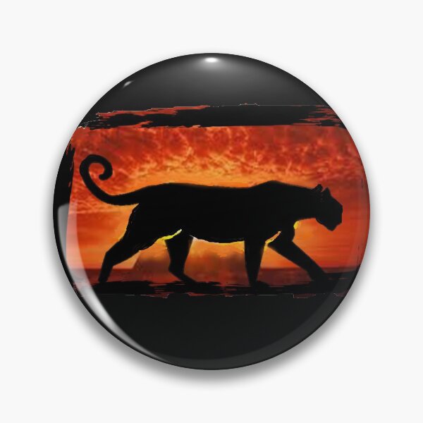 Item preview, sunset panther designed and sold by THE AMERICAN TEEVANGELIST.
