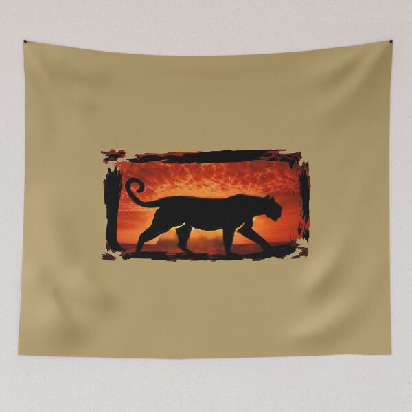 Item preview, sunset panther designed and sold by THE AMERICAN TEEVANGELIST.