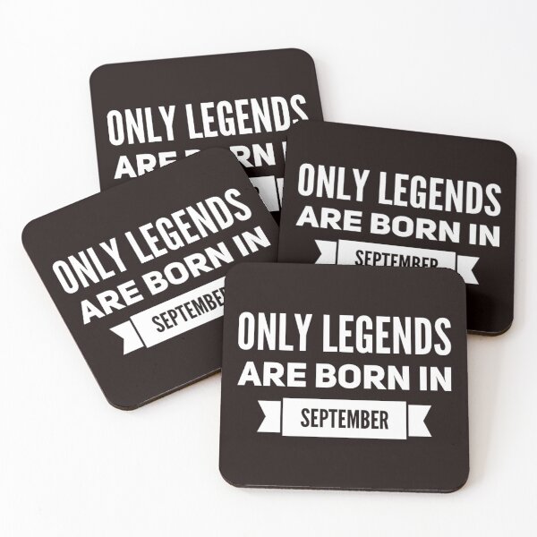 Item preview, Only Legends Are Born In September designed and sold by Mamibo.