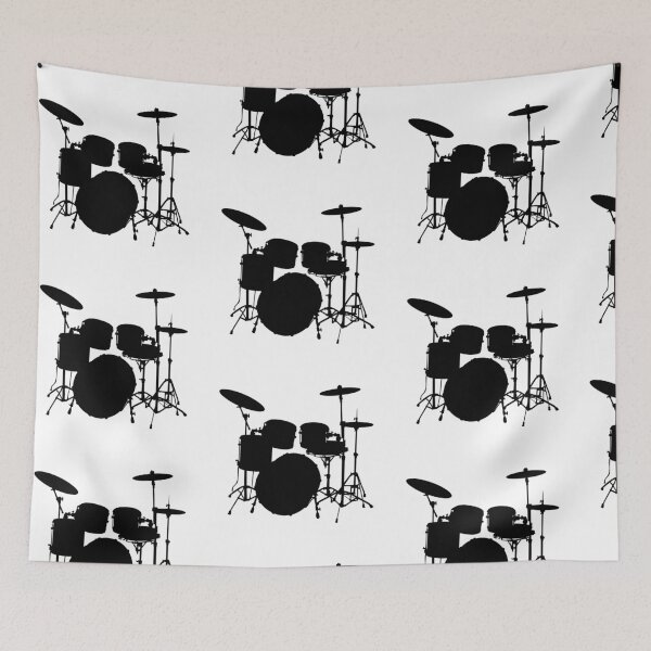 Item preview, Drums Musical Instrument Drums Music Simple Shadow designed and sold by RoJor.