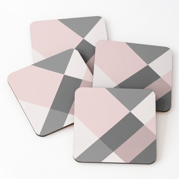 Item preview, Blush Pink & Grey Patchwork  designed and sold by madplunkor.
