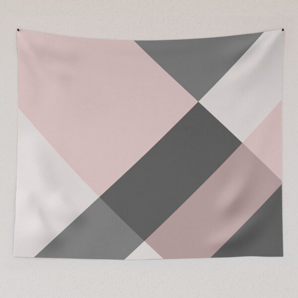 Item preview, Blush Pink & Grey Patchwork  designed and sold by madplunkor.