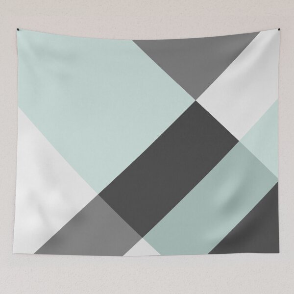 Item preview, Duck Egg & Grey Patchwork  designed and sold by madplunkor.
