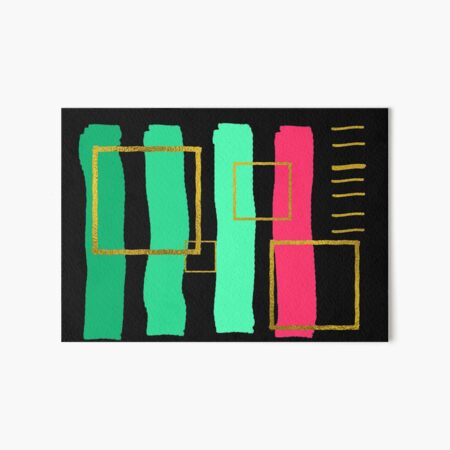 Item preview, Vertical lines with golden squares 60s style designed and sold by Aura-E.