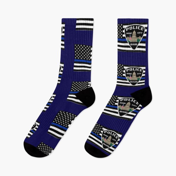 Item preview, Boise Police Blue Line Flag designed and sold by Lawrence Baird.