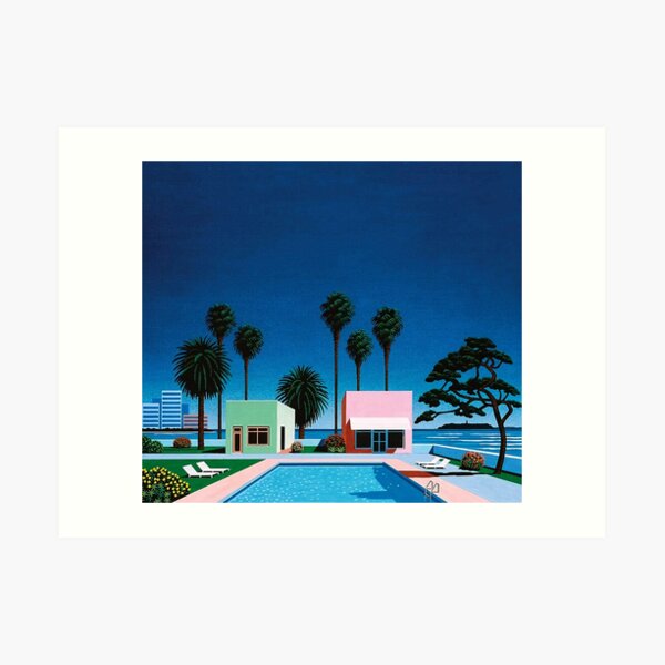 Hiroshi Nagai Vaporwave nufi Art Print