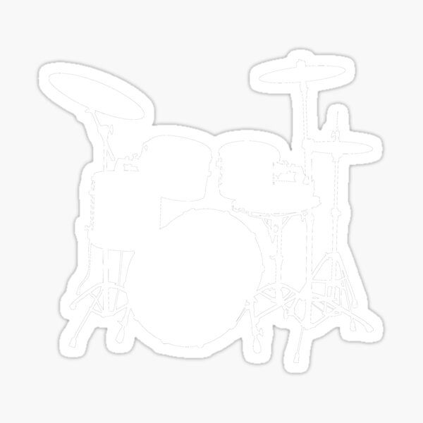 Item preview, Drums Musical Instrument Drums Music Simple Shadow designed and sold by RoJor.