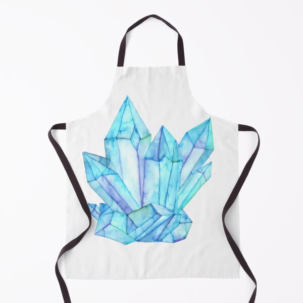 Item preview, Watercolor Crystals "Facets" series #5 Blue designed and sold by RoxyTocin.
